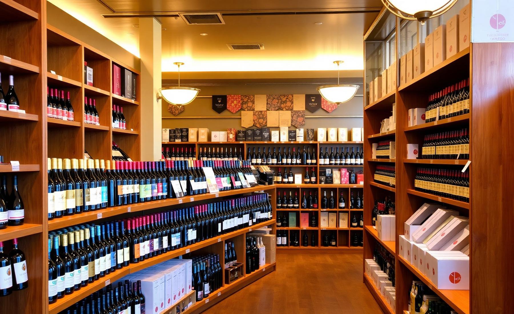Winery gift shop